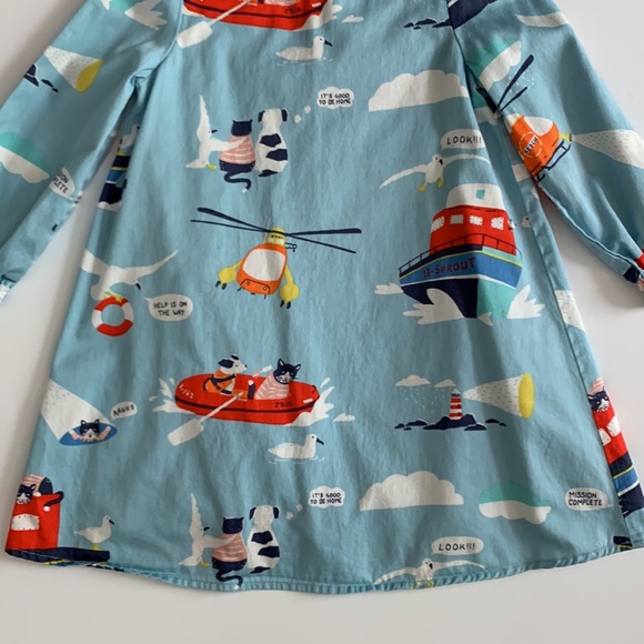 Mini Boden Long Sleeve Dress 2-3Y VGUC - Picture 5 of 11